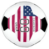 Patriotic American Athlete Shield Stars Stripes  (Tourné)