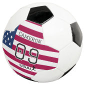 Patriotic American Athlete Shield Stars Stripes  (3/4)