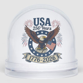 Patriotic American Eagle 250 Years 1776-2026 Sneeuwbol