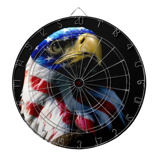 Patriotic American Eagle Dartbord (Voorkant)