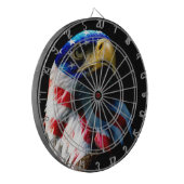 Patriotic American Eagle Dartbord (Voorkant Links)