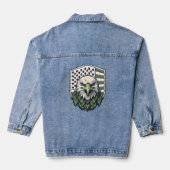 Patriotic American Eagle Denim Jacket (Achterkant)