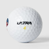 Patriotic American Eagle Golfballen (Logo)