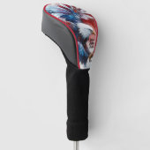 Patriotic American Eagle Golfheadcover (Schuin)
