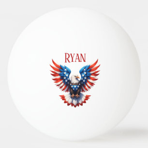Patriotic American Eagle Pingpongballen