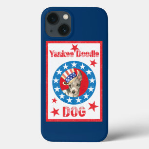 Patriotic American Hairless Terrier iPhone 13 Hoesje