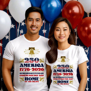 Patriotic America's 250ste Jubileum 2026 T-shirt