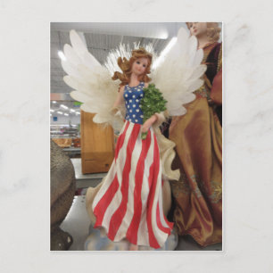 Patriotic Angel Briefkaart