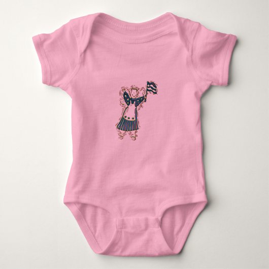 Patriotic Angel Romper (Voorkant)