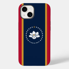 Patriotic Apple Case-Mate, Mississippi Flag Case-Mate iPhone 14 Hoesje