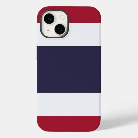 Patriotic Apple Case-Mate, Thailand Flag Case-Mate iPhone Case (Achterkant)