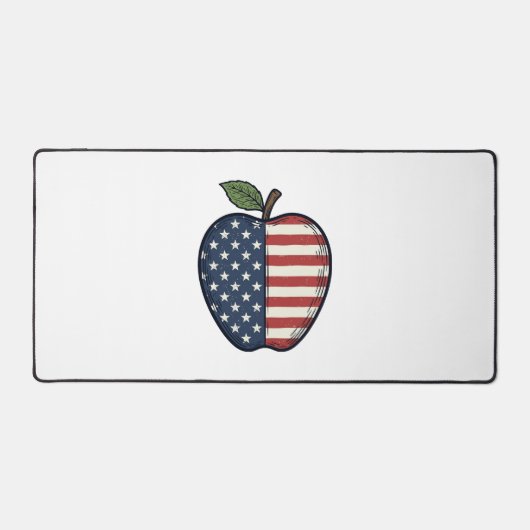 Patriotic Apple Vintage Engraving Vector Design_1 (Recto)