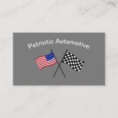 Patriotic Automotive Cartes de visite de thème (Devant)
