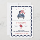 Patriotic Baby Shower Invitation (Devant)