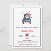 Patriotic Baby Shower Invitation (Devant)