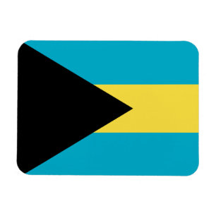 Patriotic Bahamian Flag Magnet Magneet