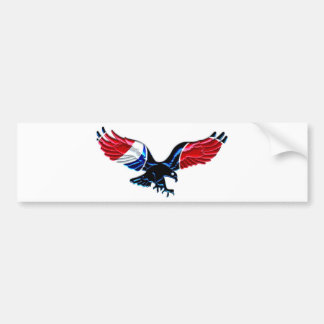 Patriotic Bald Eagle Bumpersticker