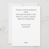 Patriotic Bald Eagle Feestdagenkaart (Achterkant)