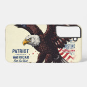 Patriotic Bald Eagle Samsung Galaxy S22 Plus Coque (Verso Horizontal)