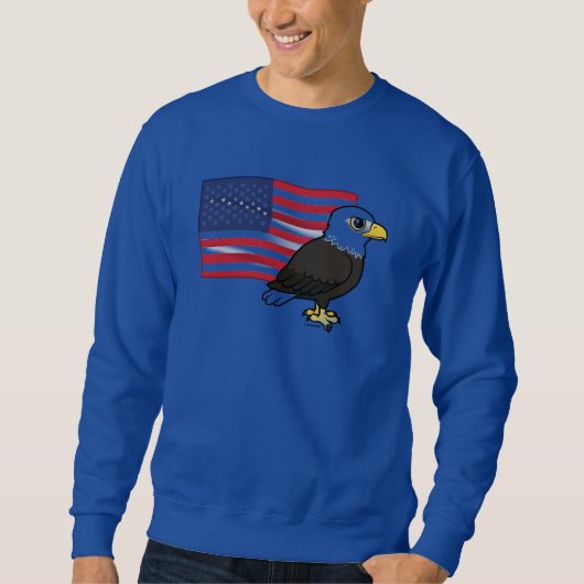 Patriotic Bald Eagle Trui (Voorkant)