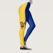 Patriotic Barbados Flag Leggings (Rechts)