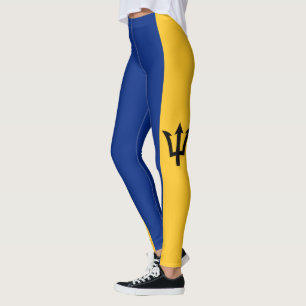 Patriotic Barbados Flag Leggings