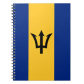 Patriotic Barbados Flag Notitieboek (Voorkant)
