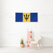 Patriotic Barbados Flag Spandoek (Insitu)