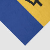Patriotic Barbados Flag Tissuepapier (Detail)