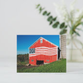 Patriotic Barn Briefkaart (Staand voorkant)