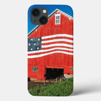Patriotic Barn iPhone 13 Hoesje