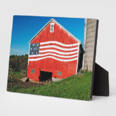 Patriotic Barn Fotoplaat (Zijkant)