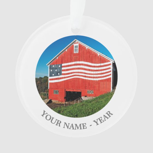 Patriotic Barn Ornament (voorkant)