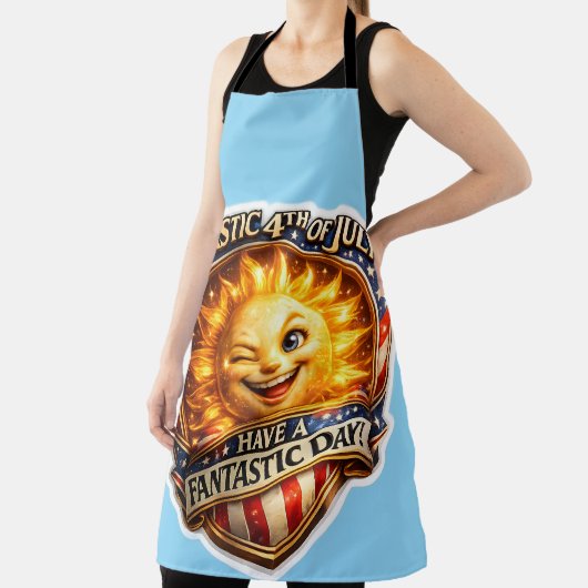 Patriotic BBQ apron Schort (Insitu)