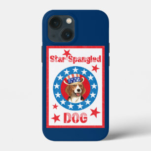 Patriotic Beagle iPhone 13 Mini Hoesje