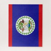 Patriotic Belizean Flag Jigsaw Puzzle (Vertical)