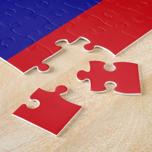 Patriotic Belizean Flag Jigsaw Puzzle (Côté)