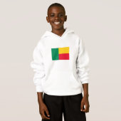 Patriotic Benin Flag Hoodie (Voorkant volledig)