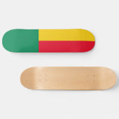 Patriotic Benin Flag Skateboard (Horizontaal)