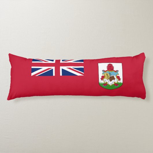 Patriotic Bermuda Flag Lichaamskussen (Voorkant)
