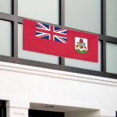 Patriotic Bermuda Flag Spandoek (Buitenkant Gebouw)