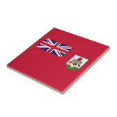 Patriotic Bermuda Flag Tegeltje (Zijkant)