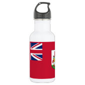 Patriotic Bermuda Flag Waterfles (Voorkant)