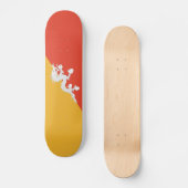 Patriotic Bhutan Flag Skateboard (Voorkant)