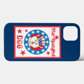 Patriotic Bichon Frise Case-Mate iPhone Case (Achterkant (horizontaal))
