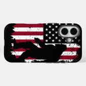 Patriotic Bigfoot Case-Mate iPhone Case (Achterkant (horizontaal))