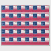 Patriotic Bikini Atoll Flag Cadeaupapier (Vlak)