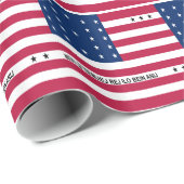 Patriotic Bikini Atoll Flag Cadeaupapier (Rol Hoek)