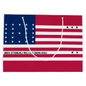 Patriotic Bikini Atoll Flag Groot Cadeauzakje (Achterkant)