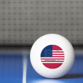 Patriotic Bikini Atoll Flag Pingpongballen (Net)